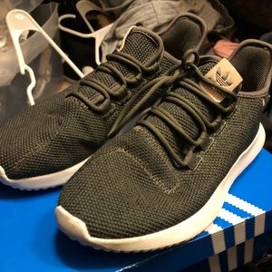 Olive green adidas woman shoes